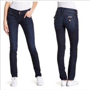 Hudson Collin Skinny Flap Dark Wash Jeans